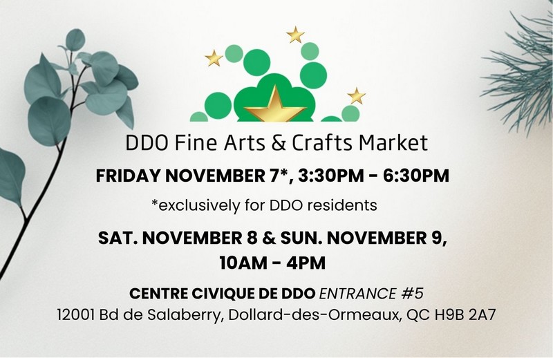 DDO Holiday arts and crafts 2025