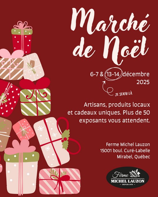 Marché Noel Michel Lauzon 2025